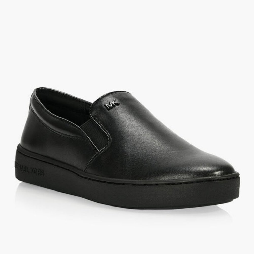 Michael Kors Sneaker Loafers Genuine Leather Minimalist Black 6